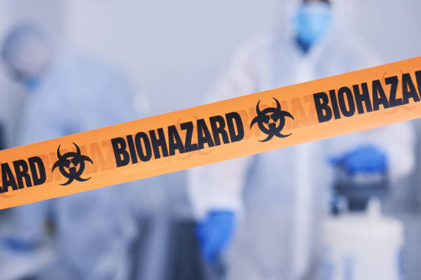 Professional Blood Cleanup technician working in Lillian, TX